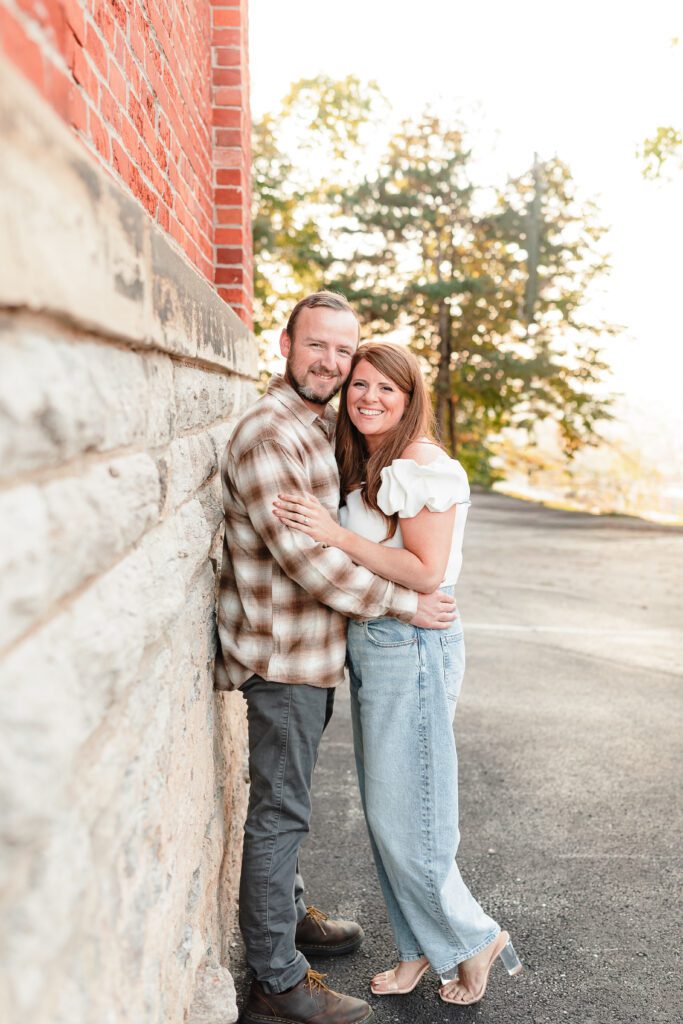 Engagement photos at the best wedding venue in Cincinnati