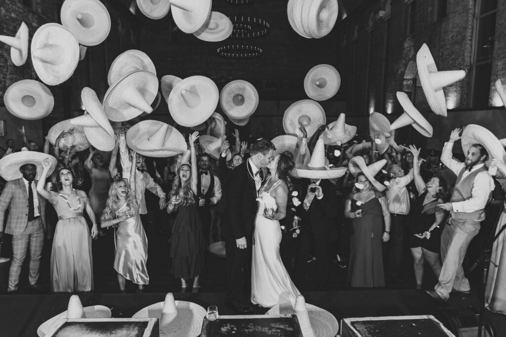 Fun party reception photo at The Monastery Event Center